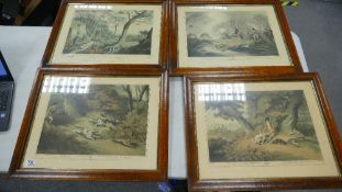 A collection of reproduction Sam Hewitt Did Framed prints to include: Hare Shooting,