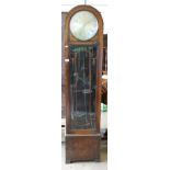 Oak Cased Art Deco Grandfather clock: