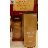 Boxed Glenmorange Tasting Set: together with 35cl bottle of Jura Journey Whisky's(2)