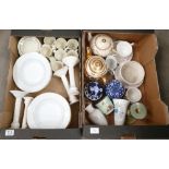 A mixed collection of items to include: Sadler Tea Pots, Dinner ware,