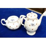 Fine Bone China tea and coffee pot: in a floral design