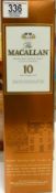 Boxed The Macallan 10 Year Old Scotch Whiskey 70cl: