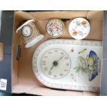A collection of Wedgwood items to include: Sarah's Garden Wall Clock,