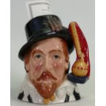 Royal Doulton large character jug King James I D7181: limited edition,