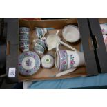 Royal Cauldon Familie rose patterned Art Deco coffee set: