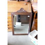 Oak Framed Wall Mirror: