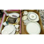A mixed collection of items to include: Decorative Tea & Dinner Ware,