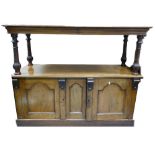 Victorian Mahogany Buffet Sideboard: Width 52cm,