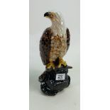 Anita Harris large Stoneware eagle wildlife figure: Gold signed.