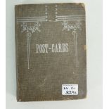 Ealy 20th Century Post Card Album: with themes of WW1 ships, Railways, Beeches,