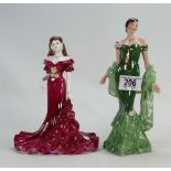 Coalport limited edition figure Jade : together with Lorraine(2)