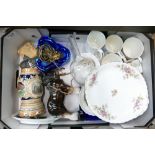 A mixed collection of items to include: Melba Ware horse,