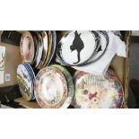 A large Collection of Royal Doulton & Similar Bradford Exchange Limited Edition Plates: