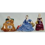 Royal Doulton Lady Figures: Romance HN2430(seconds),