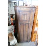 Oak Paneled Tallboy/ Wardrobe: