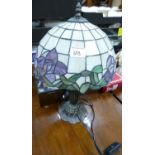 Large Leaded Glass effect table lamp:
