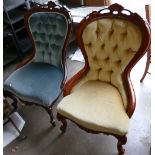 His & Hers Reproduction Bedroom Chairs(2):