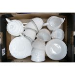 A Spode creamware part tea set