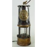 Eccles Type GR6S Miners Safety lamp: