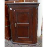 19th century Dark Oak Corner Unit: