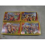 A collection of boxed GP 28mm hard plastic figures: Warriors and Vikings etc (4).