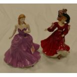 Royal Doulton Lady Figures: Patricia HN3365 & Victoria HN4623(2)