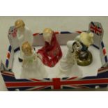 A collection of Royal Doulton small child figures: comprising This little pig HN1793, Darling