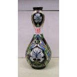 moorcroft vase in the Centaurea pattern: Designed by Rachel Bishop for the Moorcroft collectors club
