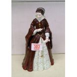 Coalport figure Mary I Queen of England: