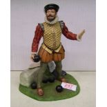 Royal Doulton Resin Figure Sir Francis Drake: