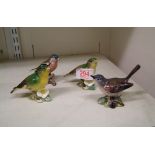 A collection of Beswick garden birds: 4