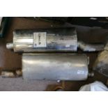 Quiksilver Aston Martin DB6 Stainless Steel Middle Box Exhaust Parts: (2)