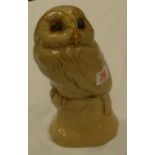 Grays Pottery Hand Painted Owl: height 26cm