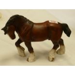 Beswick matt brown action shire: 2578