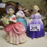 Royal Doulton figures: to include Bunny HN2214, Cissie HN1809 and Marie HN1370 (3)