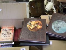 A large mixed collection of mainly hardback books: varying themes(2 boxes).