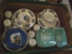 Midwinter 1970's dinnerware items: together with more Midwinter items in 2 different patterns.