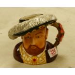 Boxed Royal Worcester NOS Large Character Jug Henry VIII, limited Edition