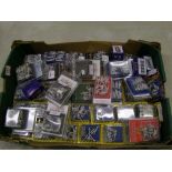 A collection of boxed metal miniature military figures: boxed (1 tray).