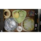 A collection of pottery to include: Carlton ware Australian ware, Royal Winton chintz dish,