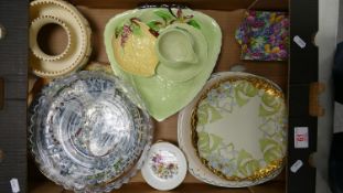 A collection of pottery to include: Carlton ware Australian ware, Royal Winton chintz dish,