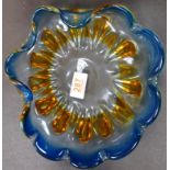 Art Glass Large Bowl: diameter 24cm