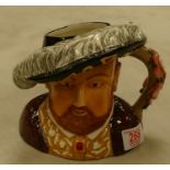 Boxed Royal Worcester NOS Large Character Jug Henry VIII, limited Edition