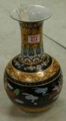 Large Chinese Enameled Vase: height 35cm