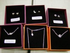 A quantity of boxed Chavin Sterling Silver jewellery: 18 necklaces and 6 earrings (24).