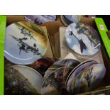 A collection of Royal Doulton Limited Edition RAF Theme wall plates: