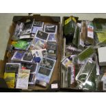 A quantity of war game landscape accessories: including hills, bushes, foliage etc (2 trays).