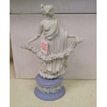 Wedgwood jasper ware dancing hour figurine: Boxed