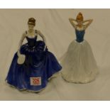Royal Doulton Classics Figures: Finishing Touch HN4329 & seconds Sophie HN4620(2)