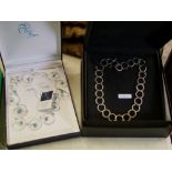 A quantity of boxed Chavin branded sterling silver jewellery: 2 necklaces(2)